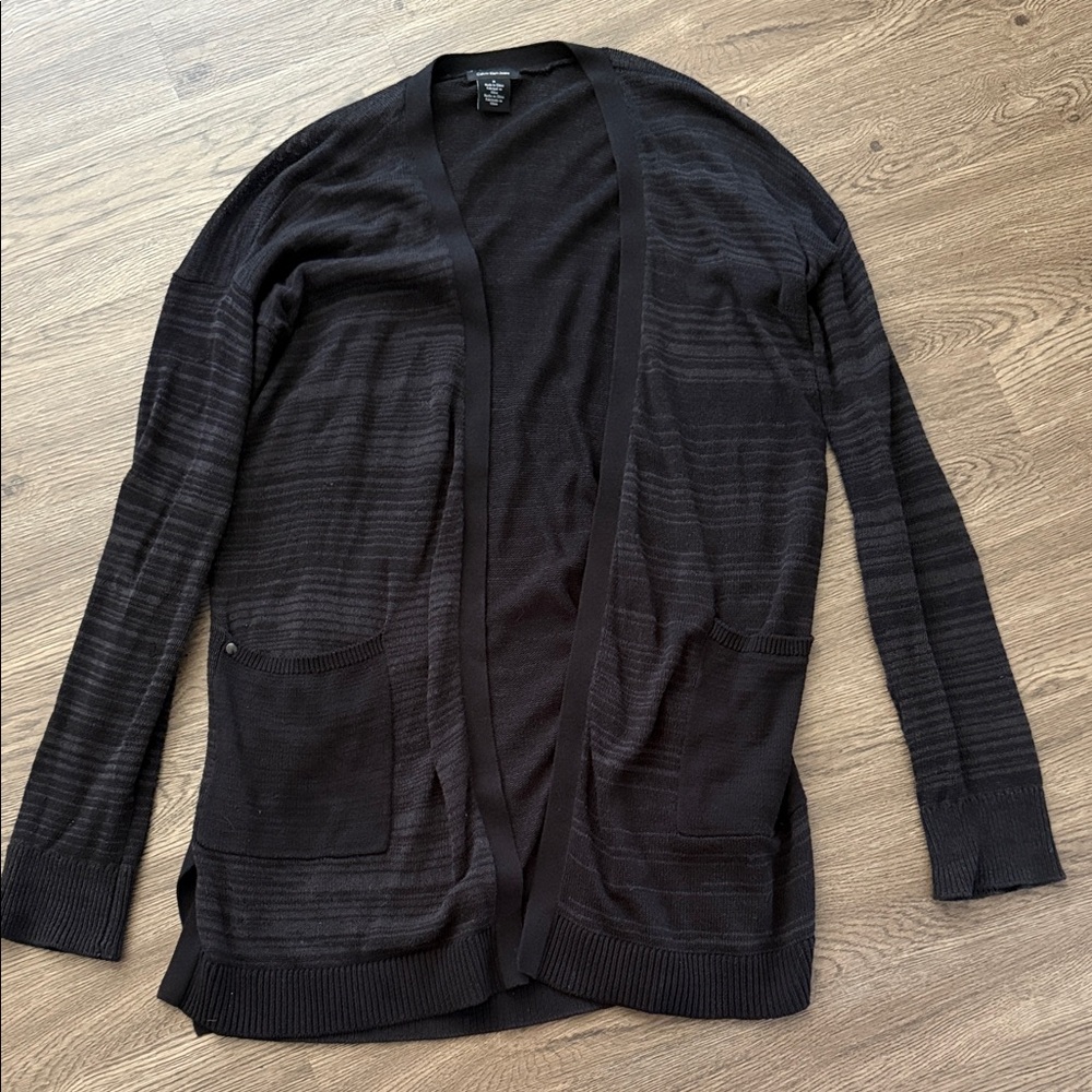 Calvin Klein Jeans Black Cardigan Sweater